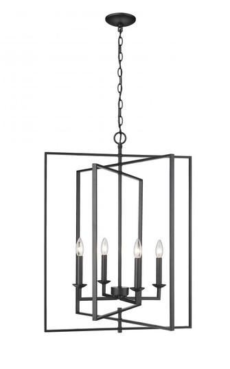 Nellis 4-Light Pendant light Matte Black (670|3232-MB)