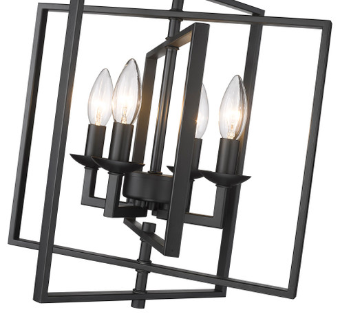 Nellis 4-Light Pendant light Matte Black (670|3230-MB)