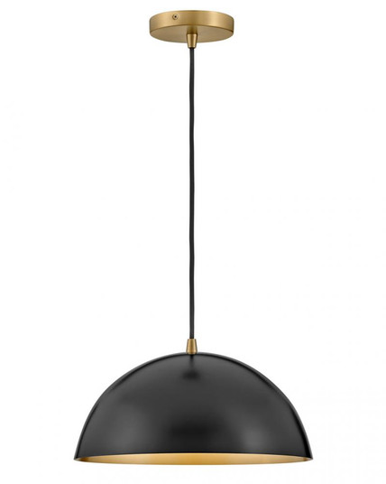 Medium Single Light Pendant (1118101|83307BK)