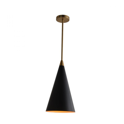 Orly Pendant With Matte Black Finish (10813|KPN0125-1MB)