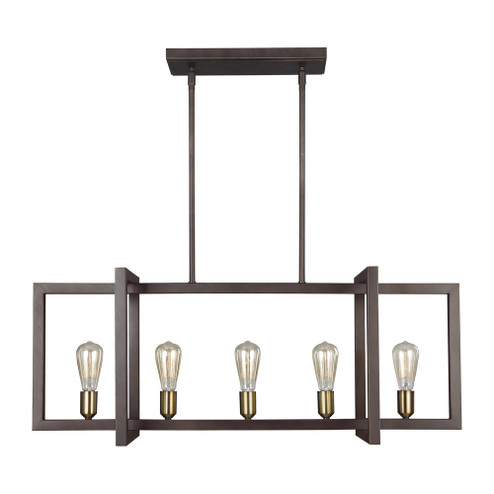 Finnegan Medium Linear Chandelier (7725|F3147/5NWB)