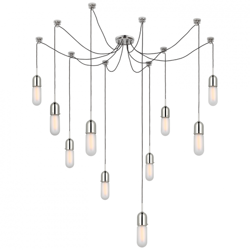 Junio 10-Light Pendant (279|TOB 5645PN-FG-10)