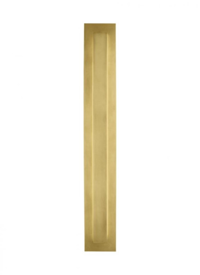 Aspen Contemporary dimmable LED 36 Outdoor Wall Sconce Light outdoor in a Natural Brass/Gold Colored (7355|700OWASP93036DNBUNVSLF)