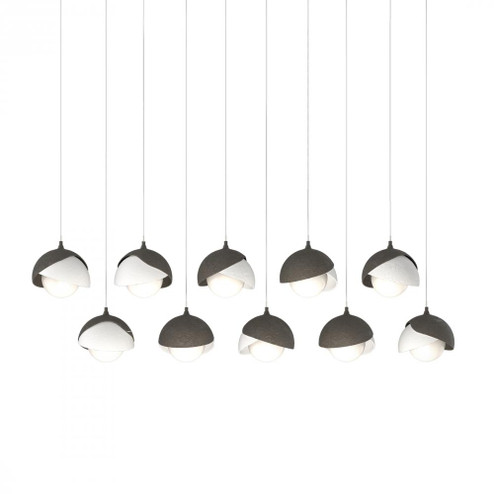 Brooklyn 10-Light Double Shade Pendant (65|131205-SKT-LONG-07-02-GG0711)