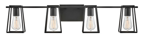 Large Four Light Vanity (87|5164BK)