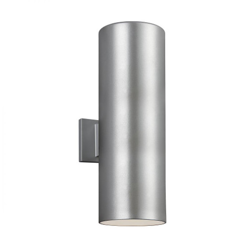 Outdoor Cylinders transitional 2-light LED outdoor exterior large wall lantern sconce in painted bru (7725|8313902EN3-753)