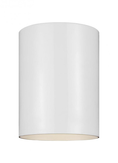 Outdoor Cylinders transitional 1-light integrated LED outdoor exterior small integrated LED ceiling (7725|7813897S-15)