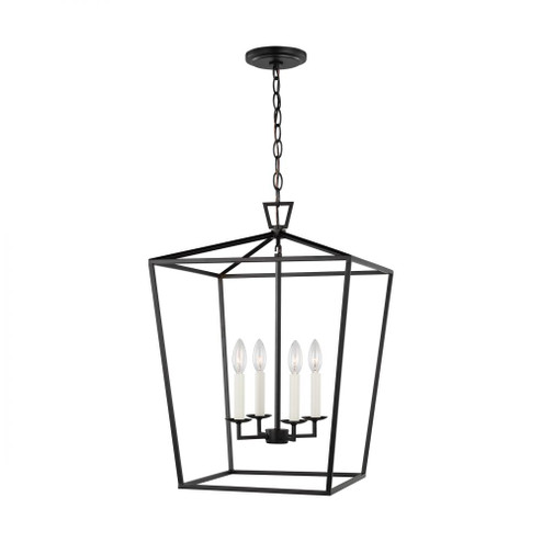 Dianna transitional 4-light indoor dimmable medium ceiling pendant hanging chandelier light in midni (7725|5392604-112)