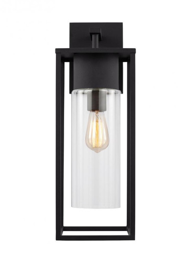 Vado transitional 1-light LED outdoor exterior extra large wall lantern sconce in black finish with (7725|8831101EN7-12)