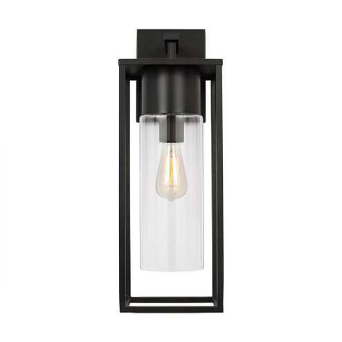 Vado modern 1-light outdoor extra-large wall lantern in antique bronze finish with clear glass panel (7725|8831101-71)