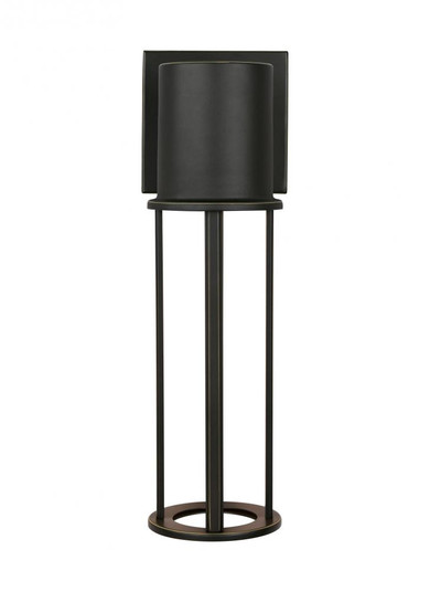 Union modern LED outdoor exterior medium open cage wall lantern in antique bronze finish (7725|8645893S-71)