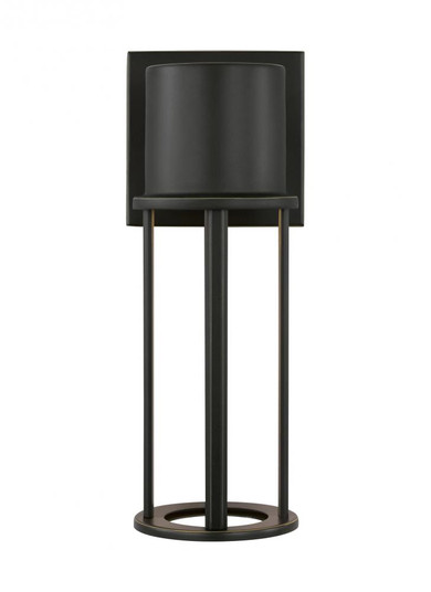 Union modern LED outdoor exterior small open cage wall lantern in antique bronze finish (7725|8545893S-71)