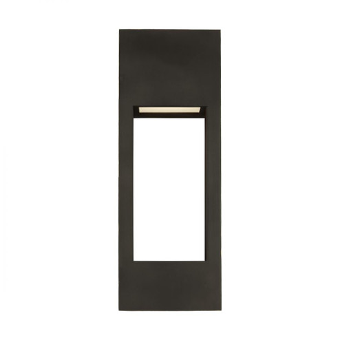 Testa modern 2-light LED outdoor exterior large wall lantern in antique bronze finish with satin etc (7725|8757793S-71)
