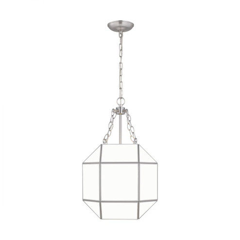Morrison modern 3-light indoor dimmable small ceiling pendant hanging chandelier light in brushed ni (7725|5179453-962)