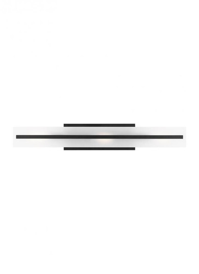 Dex contemporary 3-light indoor dimmable large bath vanity wall sconce in midnight black finish with (7725|4654303-112)