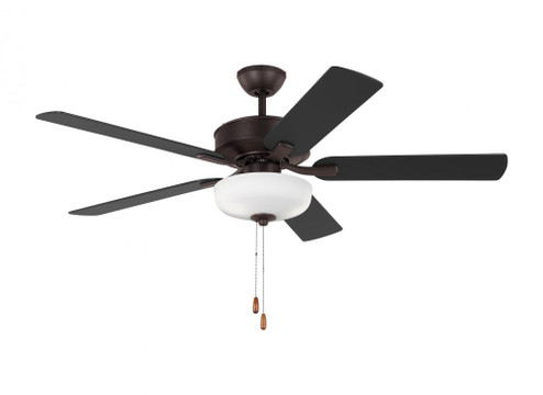 Linden 52'' traditional dimmable LED indoor bronze ceiling fan with light kit and reversible (38|5LDDC52BZD)