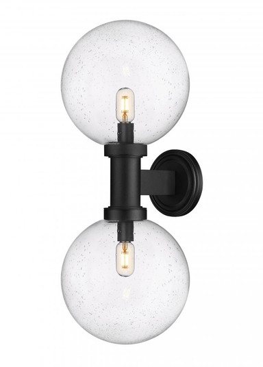 2 Light Outdoor Wall Light (276|599B2-BK)