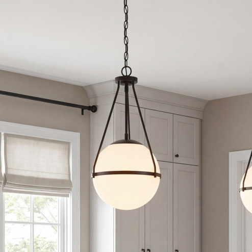 1-Light Pendant in Matte Black (8483|M7025MBK)