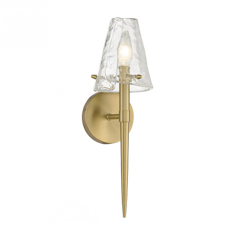 Shellbourne 1-Light Wall Sconce in Warm Brass (128|9-2104-1-322)