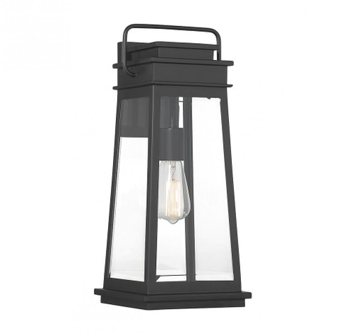 Boone 1-Light Outdoor Wall Lantern in Matte Black (128|5-813-BK)