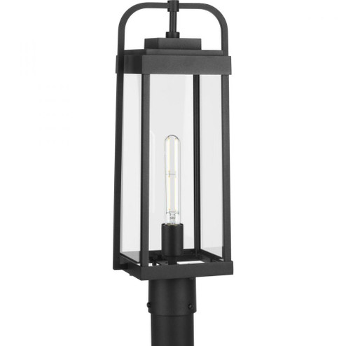 Walcott One-Light Textured Black Modern Farmhouse Outdoor Post Lantern (149|P540090-031)