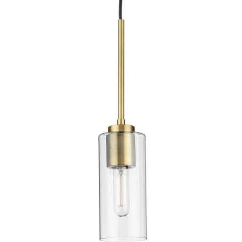 Cofield Collection One-Light Vintage Brass Transitional Pendant (149|P500403-163)