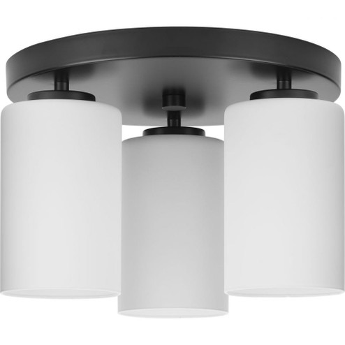Cofield Collection 12 in. Three-Light Matte Black Transitional Flush Mount (149|P350238-31M)