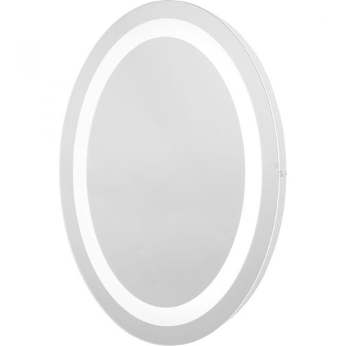 Captarent Collection 22x28 in. Oval Illuminated Integrated LED White Modern Mirror (149|P300456-030-30)