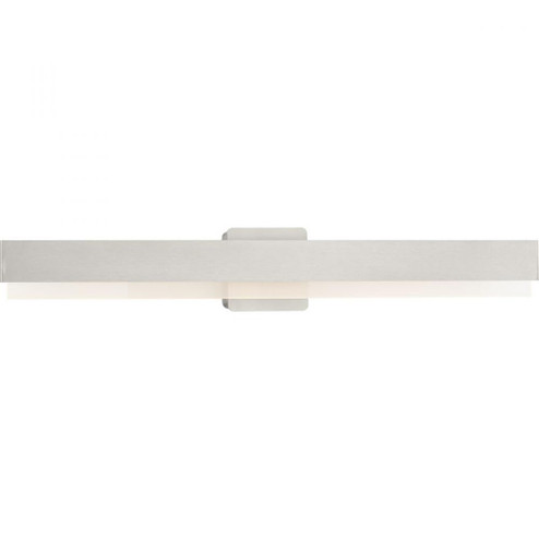 Semblance Collection 32 in. Brushed Nickel Medium Modern 3CCT Integrated LED Linear Vanity Light (149|P300407-009-CS)