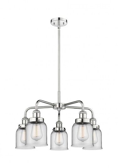 Edison - 5 Light - 24 inch - Polished Chrome - Chandelier (3442|916-5CR-PC-G52)