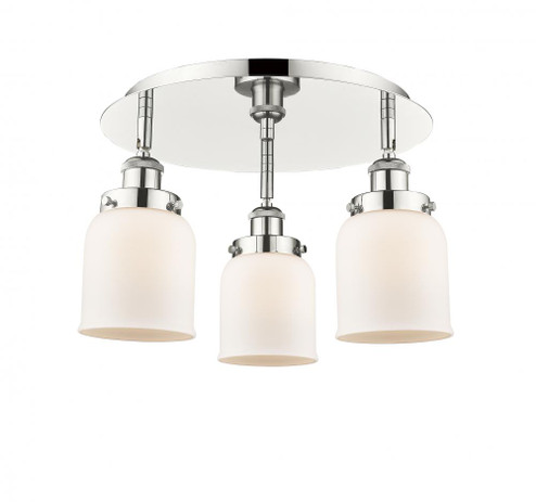 Cone - 3 Light - 17 inch - Polished Nickel - Semi-Flush Mount (3442|916-3C-PN-G51)