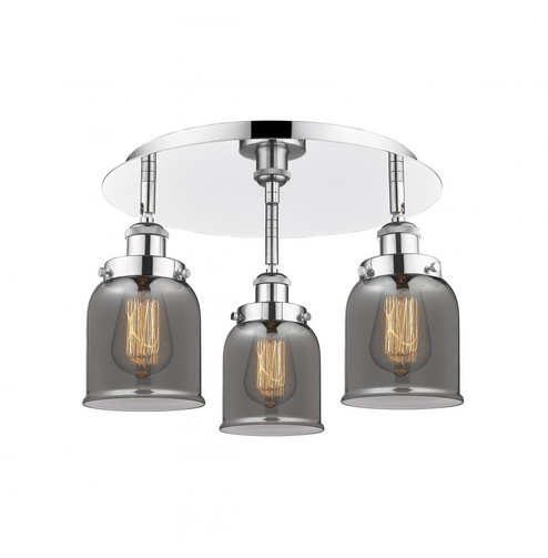 Cone - 3 Light - 17 inch - Polished Chrome - Semi-Flush Mount (3442|916-3C-PC-G53)