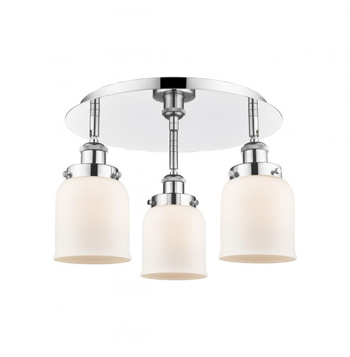 Cone - 3 Light - 17 inch - Polished Chrome - Semi-Flush Mount (3442|916-3C-PC-G51)