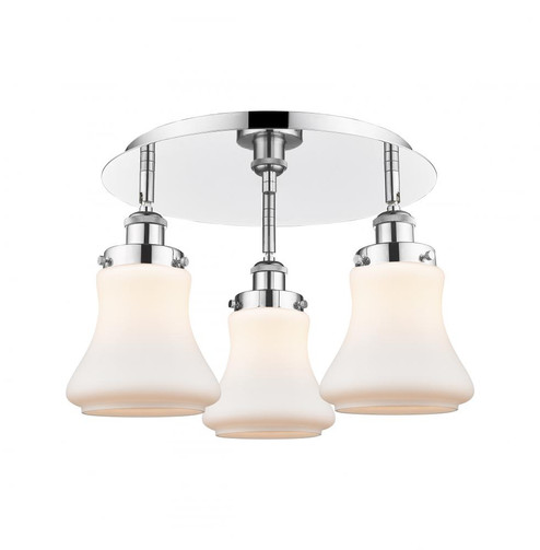 Bellmont - 3 Light - 18 inch - Polished Chrome - Semi-Flush Mount (3442|916-3C-PC-G191)