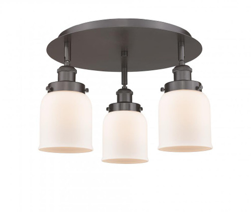 Cone - 3 Light - 17 inch - Oil Rubbed Bronze - Semi-Flush Mount (3442|916-3C-OB-G51)