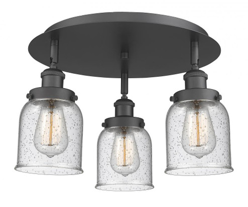Cone - 3 Light - 17 inch - Matte Black - Semi-Flush Mount (3442|916-3C-BK-G54)