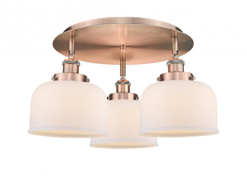 Cone - 3 Light - 20 inch - Antique Copper - Semi-Flush Mount (3442|916-3C-AC-G71)