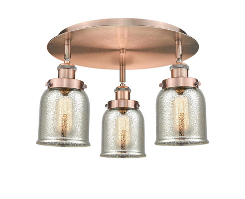 Cone - 3 Light - 17 inch - Antique Copper - Semi-Flush Mount (3442|916-3C-AC-G58)