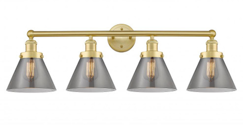 Cone - 4 Light - 35 inch - Satin Gold - Bath Vanity Light (3442|616-4W-SG-G43)