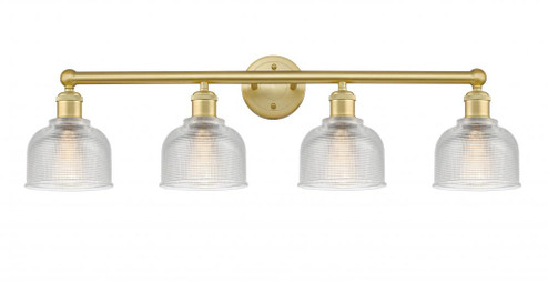 Dayton - 4 Light - 33 inch - Satin Gold - Bath Vanity Light (3442|616-4W-SG-G412)