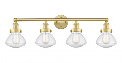 Olean - 4 Light - 34 inch - Satin Gold - Bath Vanity Light (3442|616-4W-SG-G324)