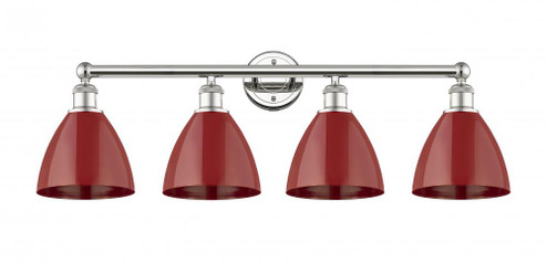 Plymouth - 4 Light - 35 inch - Polished Nickel - Bath Vanity Light (3442|616-4W-PN-MBD-75-RD)