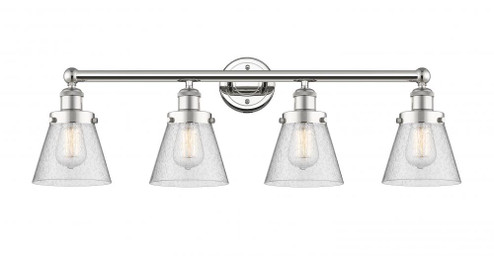 Cone - 4 Light - 33 inch - Polished Nickel - Bath Vanity Light (3442|616-4W-PN-G64)