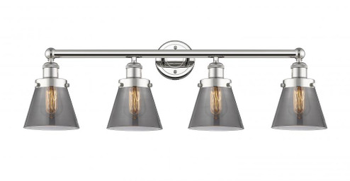 Cone - 4 Light - 33 inch - Polished Nickel - Bath Vanity Light (3442|616-4W-PN-G63)