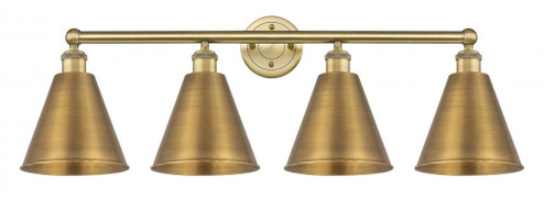 Berkshire - 4 Light - 35 inch - Brushed Brass - Bath Vanity Light (3442|616-4W-BB-MBC-8-BB)