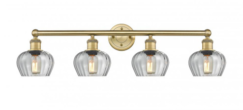 Fenton - 4 Light - 34 inch - Brushed Brass - Bath Vanity Light (3442|616-4W-BB-G92)