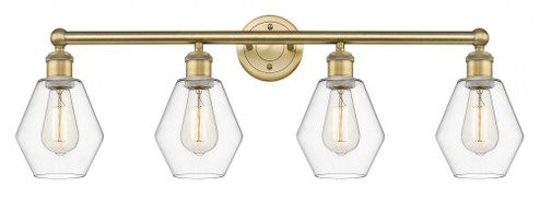 Cindyrella - 4 Light - 33 inch - Brushed Brass - Bath Vanity Light (3442|616-4W-BB-G652-6)