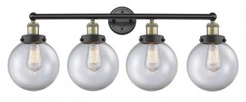 Beacon - 4 Light - 35 inch - Black Antique Brass - Bath Vanity Light (3442|616-4W-BAB-G202-8)