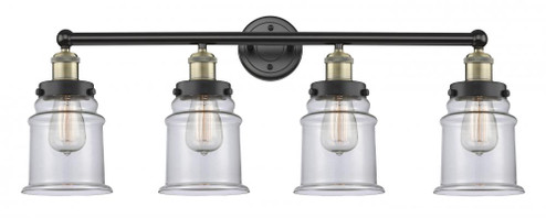 Canton - 4 Light - 33 inch - Black Antique Brass - Bath Vanity Light (3442|616-4W-BAB-G182)