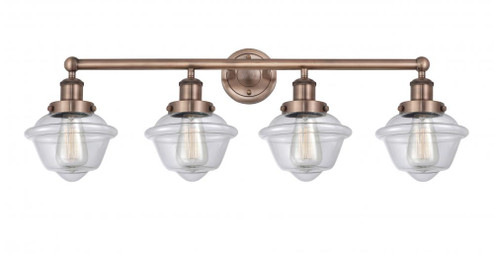 Oxford - 4 Light - 34 inch - Antique Copper - Bath Vanity Light (3442|616-4W-AC-G532)